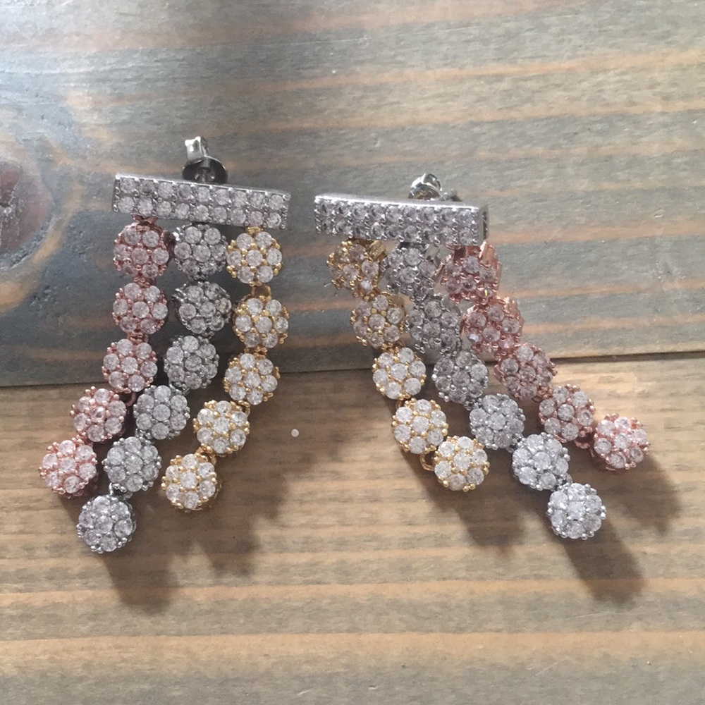 Pave earrings